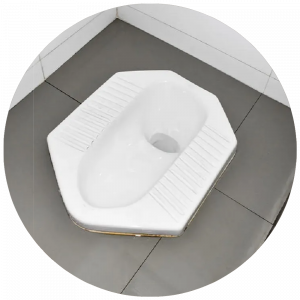 Squat Toilet (Closed Jongkok)