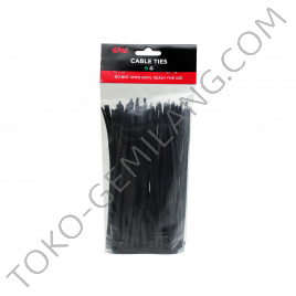 GML CABLE TIES 3 x 150mm HITAM GEMCT003A