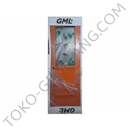 GML PINTU PVC GEMDR 059T-TEAK KACA 1/2