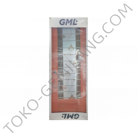 GML PINTU PVC GEMDR 066T-TEAK KACA FULL