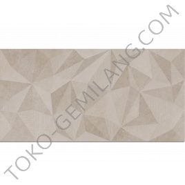 PLATINUM TUNISIA GREY DECOR EMBOSS REC 30 x 60 (@ 96 dos)